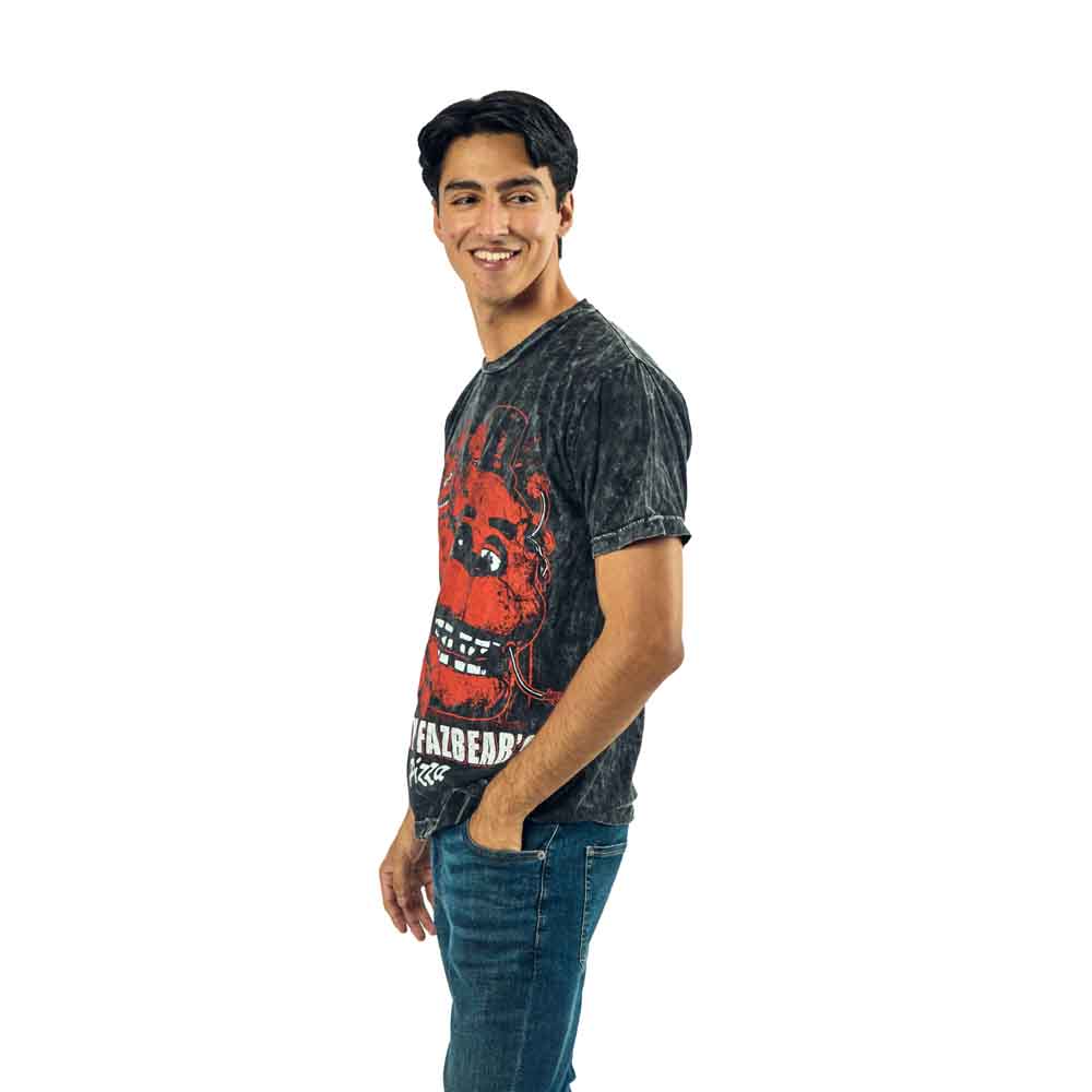 Five Nights at Freddy's - Freddy Fazbear's Pizza Washed Unisex Tee Sz XL