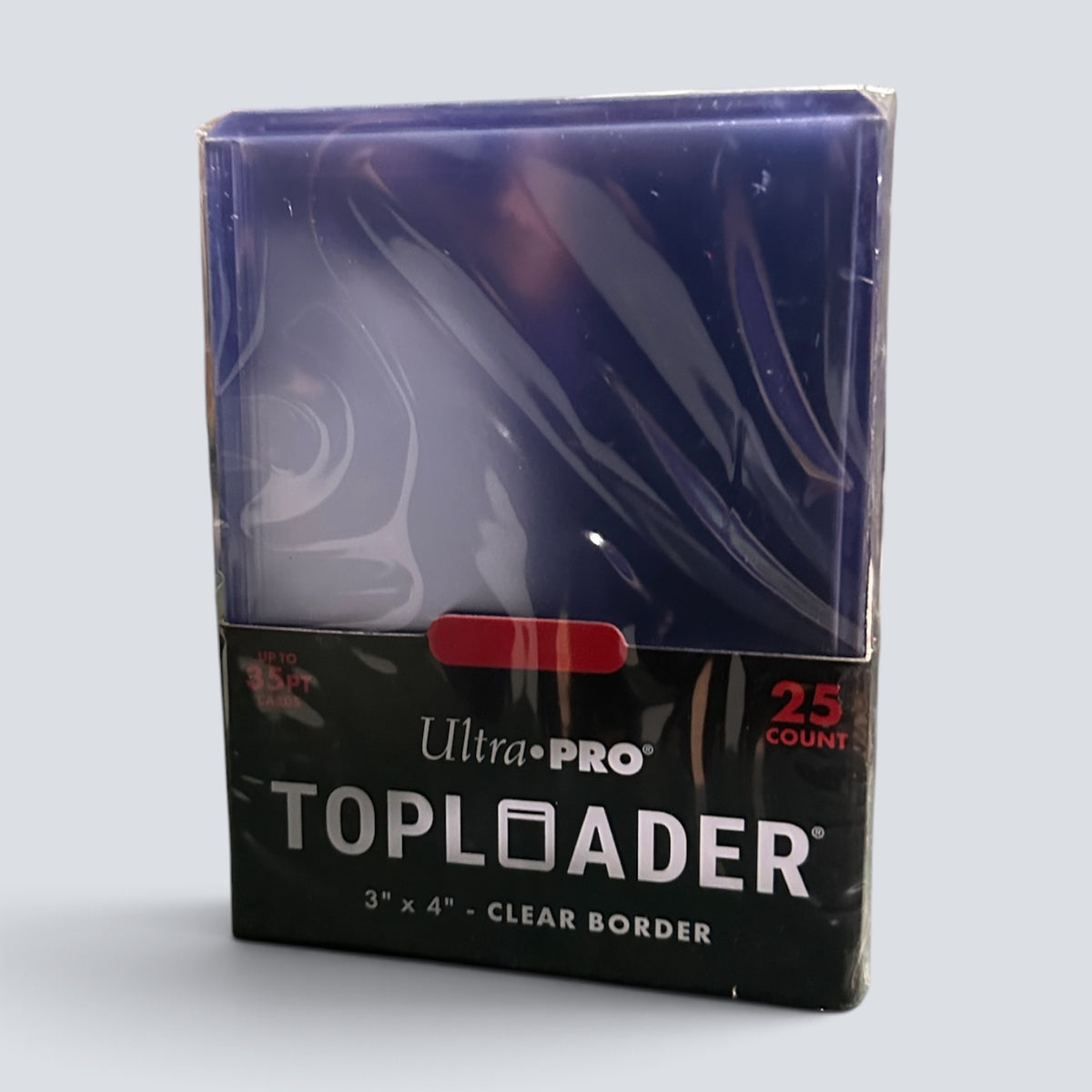 Ultra Pro 3" x 4" Clear Regular Toploader Sleeves 25 CT