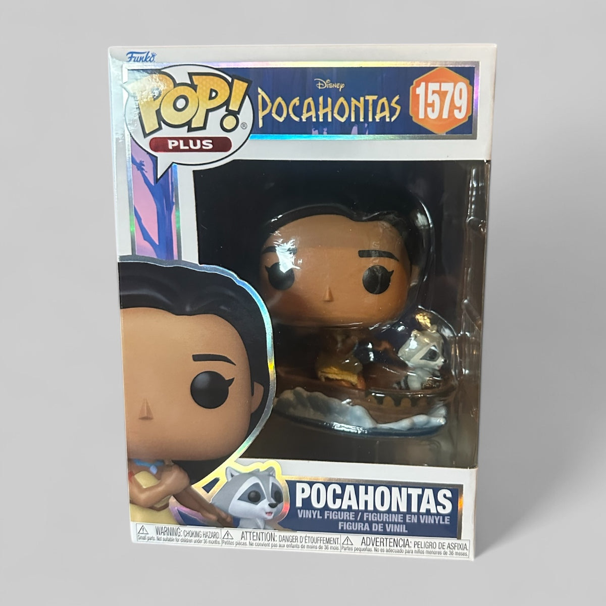 Funko POP! Plus Disney Pocahontas in Canoe with Meeko Figure #1579!