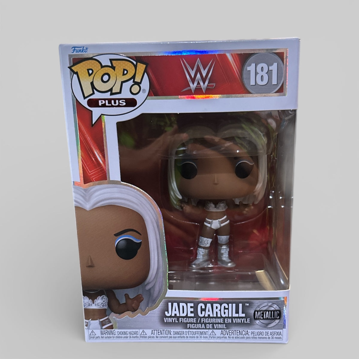 Funko Pop! Plus WWE Jade Cargill (Metallic) Figure #181!