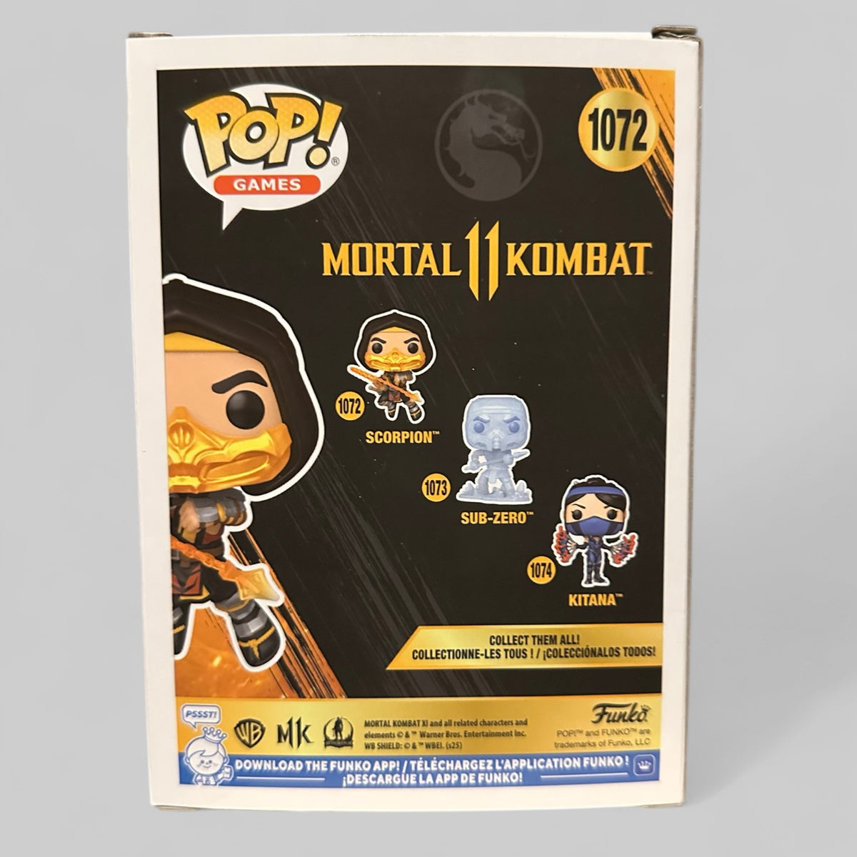 Funko POP! Video Games Mortal Kombat 11 Scorpion Fatality Figure #1072!