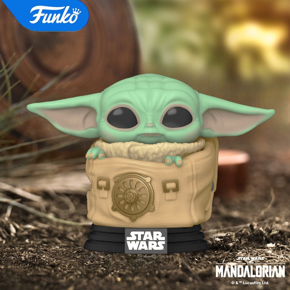Funko POP! Star Wars The Mandalorian The Child With Bag Figure #405!