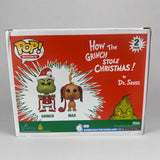 Funko Pop! Dr Seuss How the Grinch Stole Christmas Grinch & Max 2 Pack Figures!