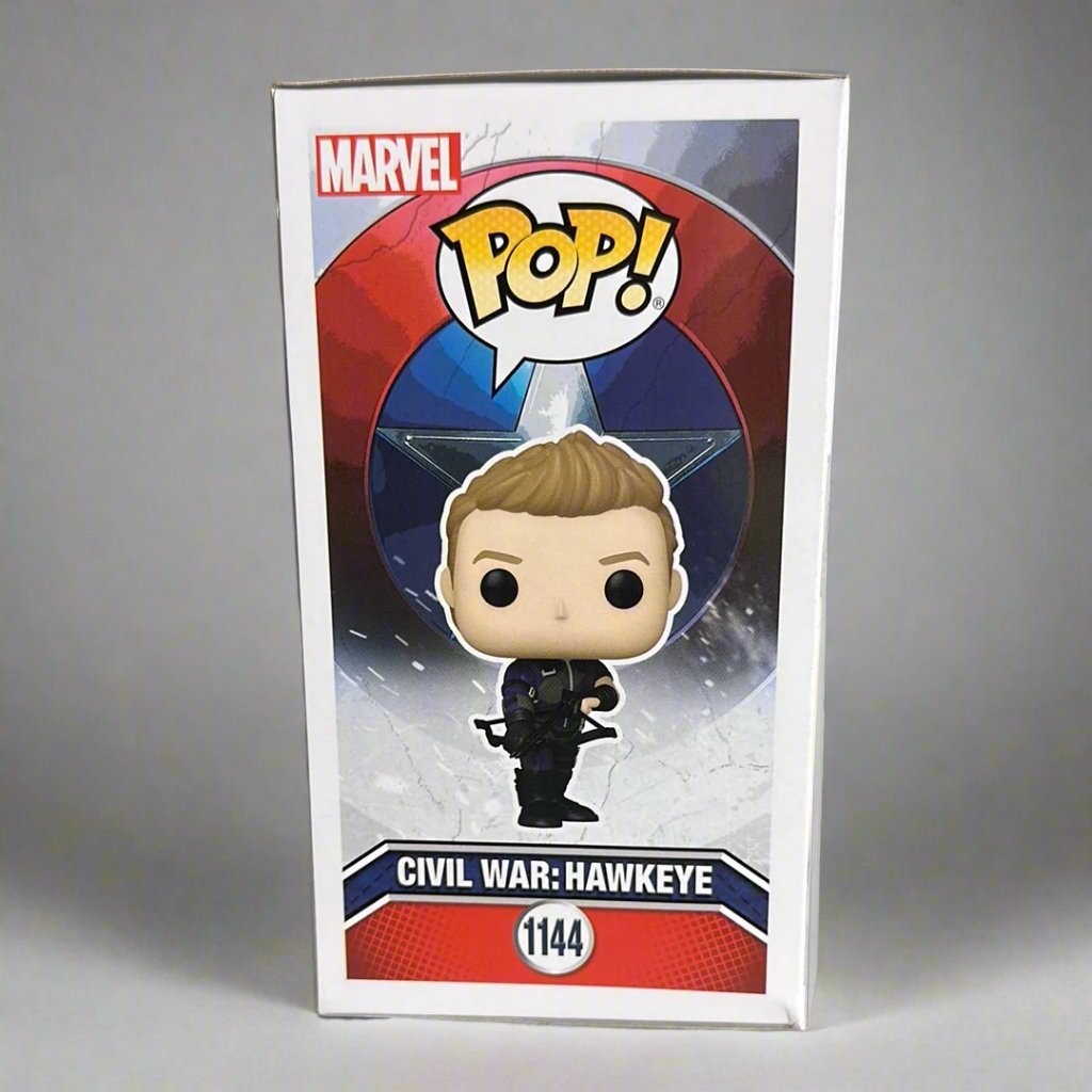 Funko Pop! Marvel Civil War Build a Scene Hawkeye Exclusive Figure #1144!