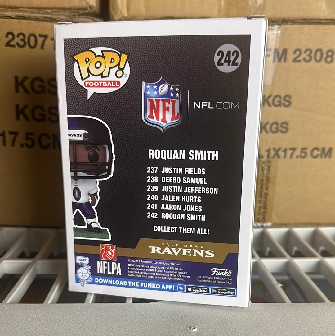Funko POP! NFL Football Roquan Smith Baltimore Ravens #242!