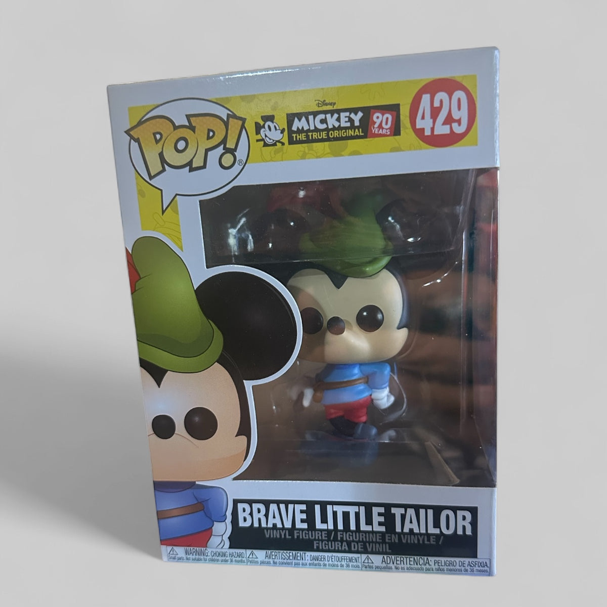 Funko Pop! Disney 90 Years Brave Little Tailor Mickey Mouse Figure #429!