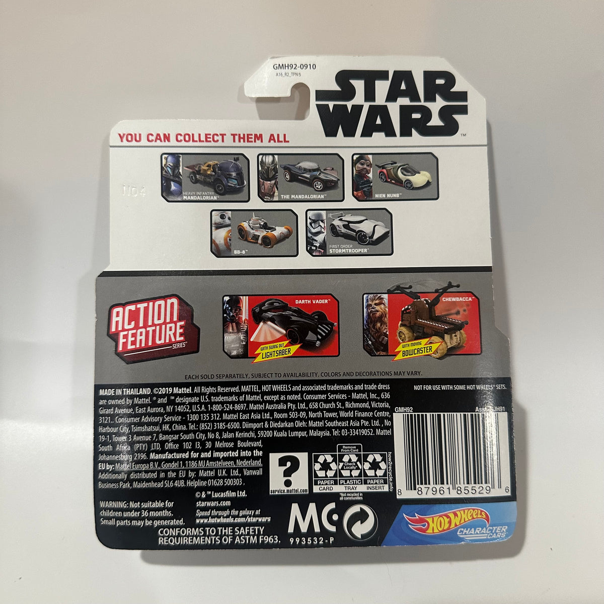 Star Wars Hot Wheels Character Cars Rey
