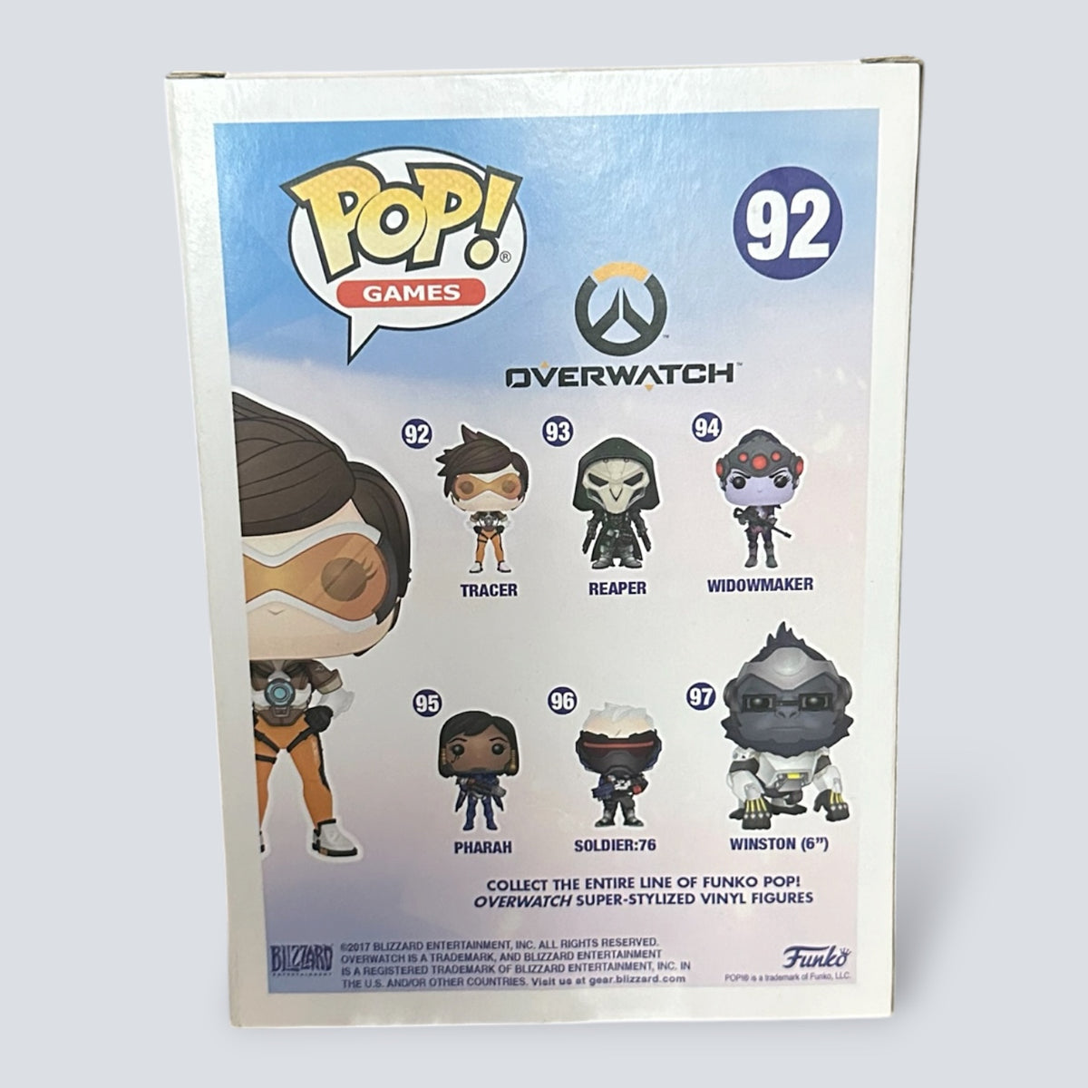 Funko POP! Video Games Overwatch Tracer Exclusive Figure #92!