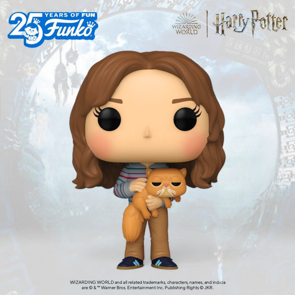Funko Pop! Harry Potter Prisoner of Azkaban Hermione Granger w Crookshanks #166