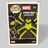 Funko POP! Marvel Spider-Man in Stealth Suit Exclusive Figure #195!