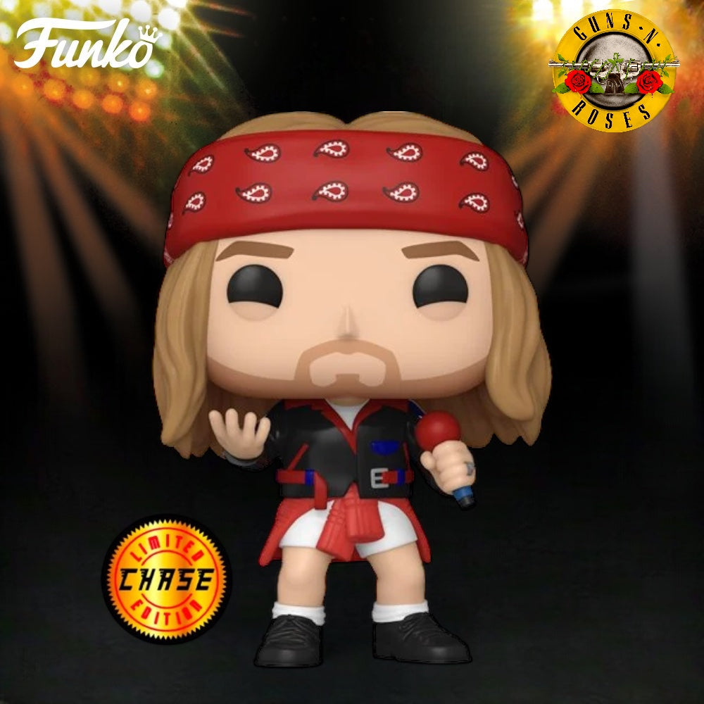 Funko Pop! Guns N' Roses - Axl Rose (1992) Chase Variant #397 Funko Pop! Guns N' Roses - Axl Rose (1992) Chase Variant #397