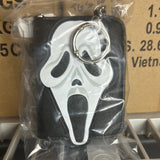 Horror Scream Ghost Face Mini Zip Around Wallet