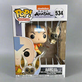 Funko POP! Avatar The Last Airbender Aang With Momo Figure #534!