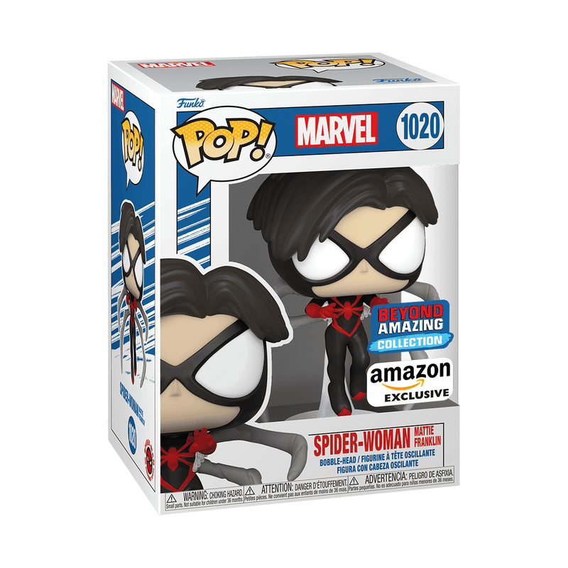 Funko POP! Marvel Beyond Amazing Collection Spider-Woman Mattie Franklin Amazon Exclusive #1020
