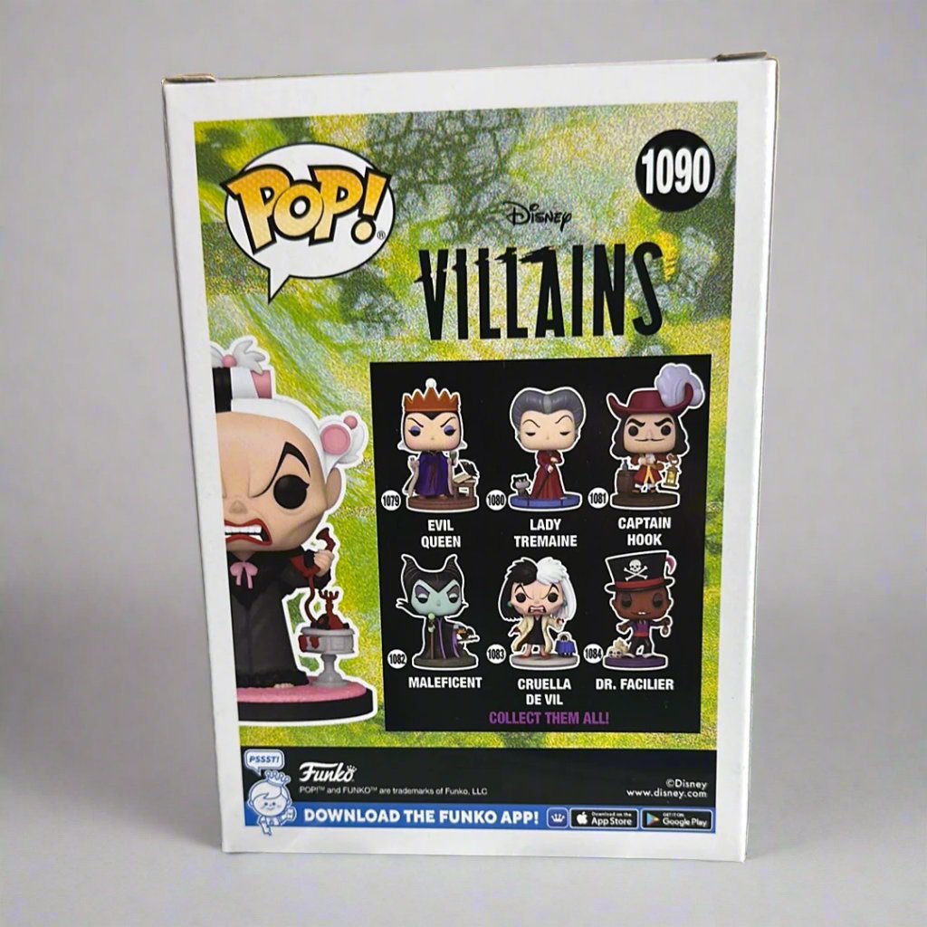 Funko Pop! Disney Villains 101 Dalmatians Cruella De Vil with Phone Exclusive #1090!
