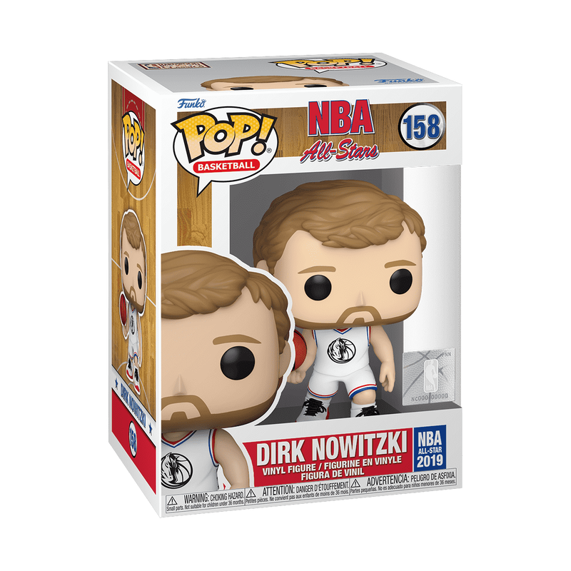 Funko POP! NBA All Stars Dirk Nowitzki Dallas Mavericks Figure #158!