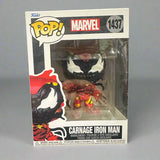Funko POP! Marvel Absolute Carnage - Carnage Iron Man Figure #1437!