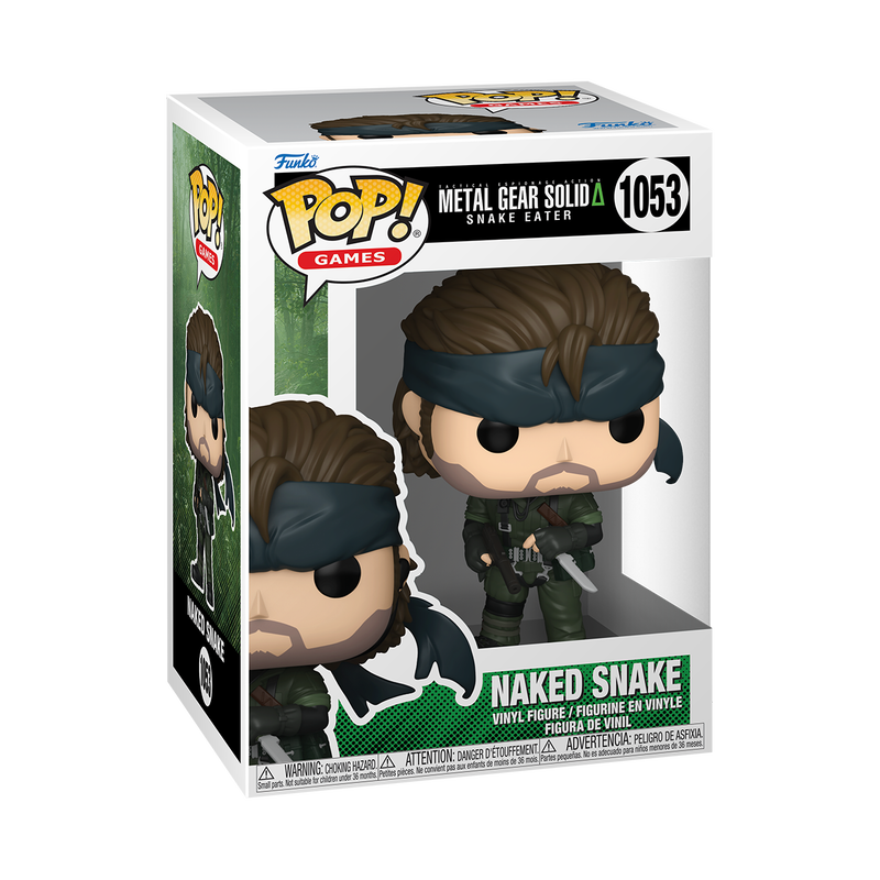 Funko POP! Metal Gear Solid Snake Eater - Naked Snake Figure #1053!