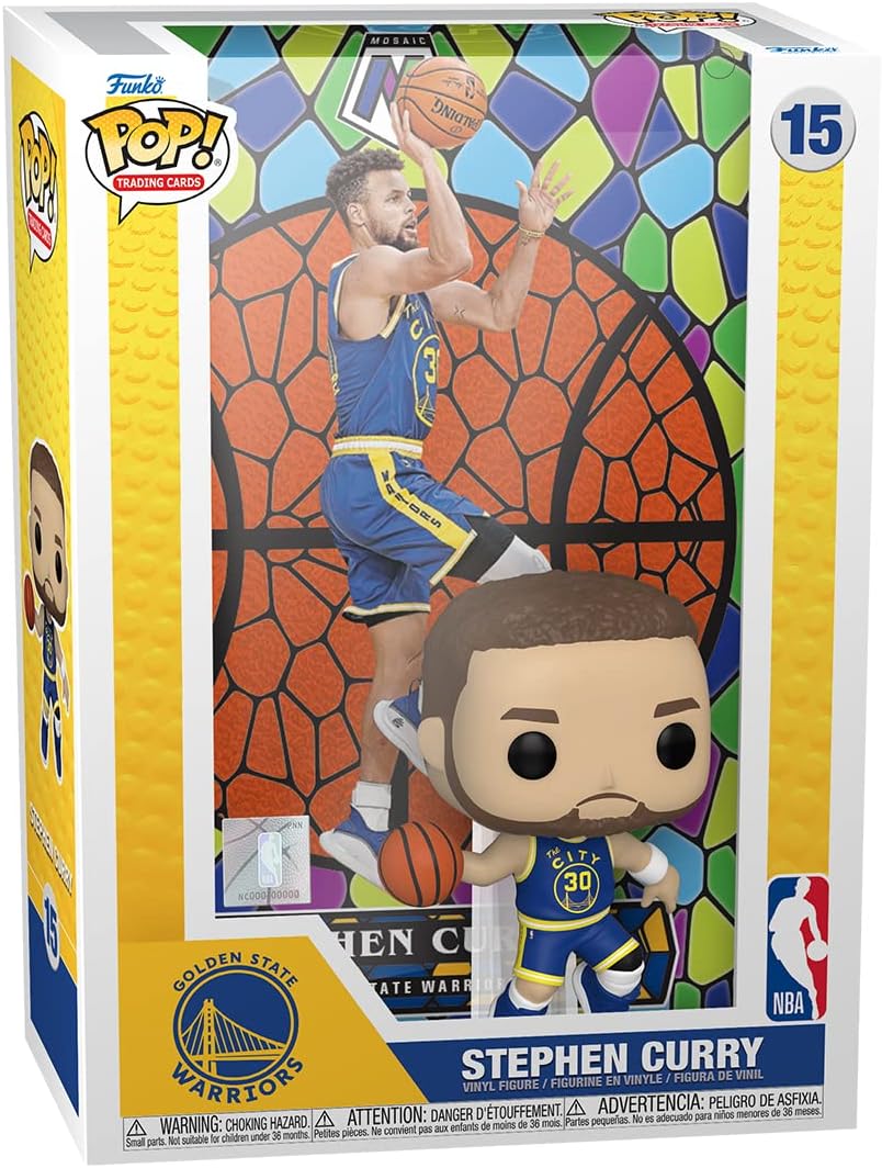 その他 Funko Pop! NBA Stephen Curry Mosaic #15 Funko Pop! NBA Trading Cards #15 Stephen Curry - Golden