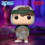 Funko POP! Netflix Stranger Things Dustin with Shield Figure #1463!