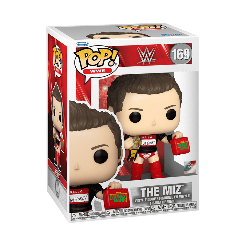 Funko Pop! WWE The Miz with Money in the Bank Briefcase Figure #169!