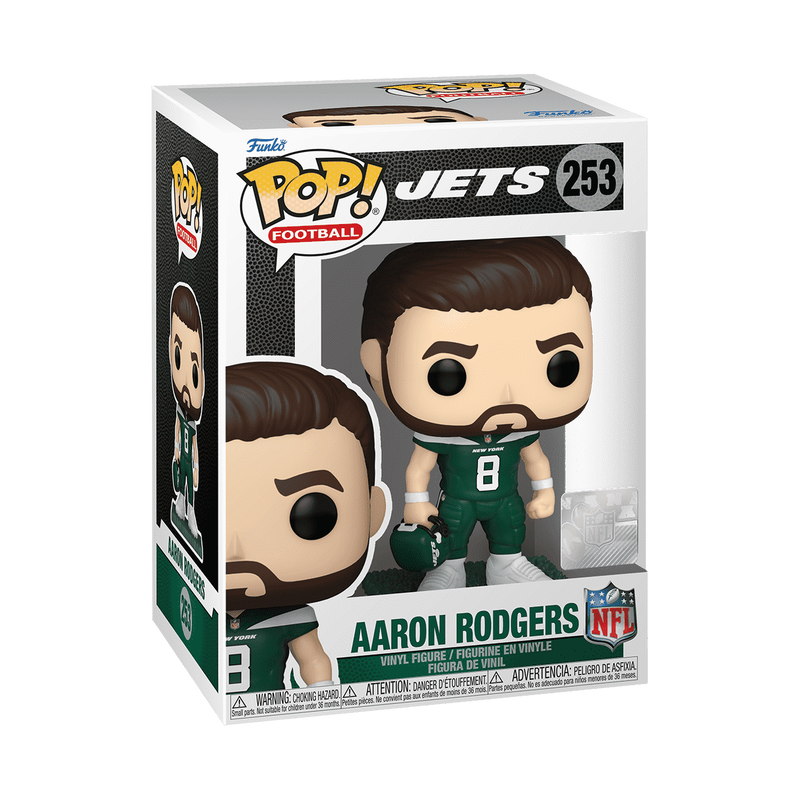 Funko POP! NFL Football Aaron Rodgers New York Jets Figure #253!
