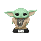 Funko POP! Star Wars The Mandalorian Din Grogu with Armor #712!