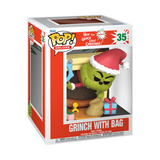 Funko Pop! Dr Seuss How the Grinch Stole Christmas - Grinch with Bag Deluxe Figure!