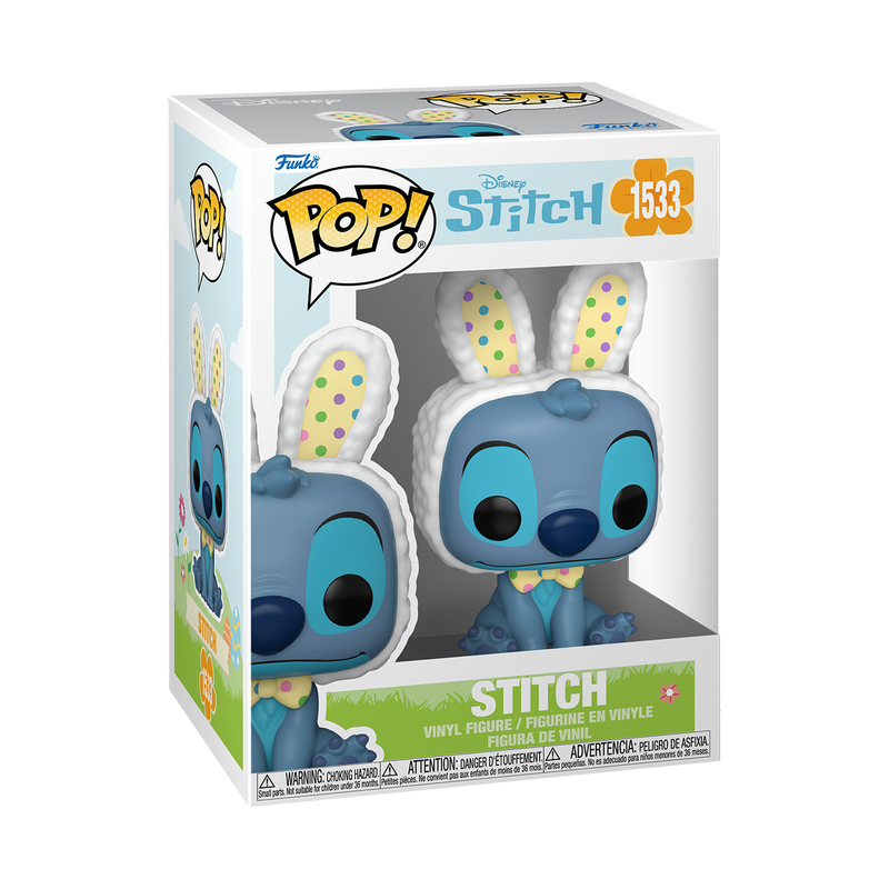 Funko POP! Disney Lilo & Stitch - Stitch Easter Bunny Figure #1533!