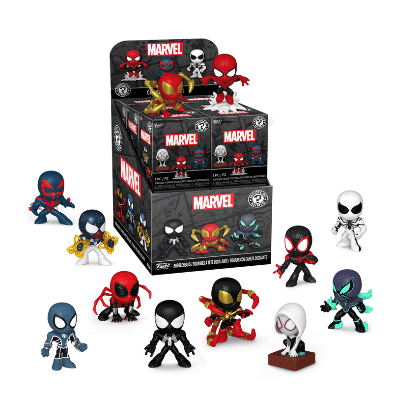 Funko Mystery Mini's Marvel Spider-Man Spider-Verse Figures
