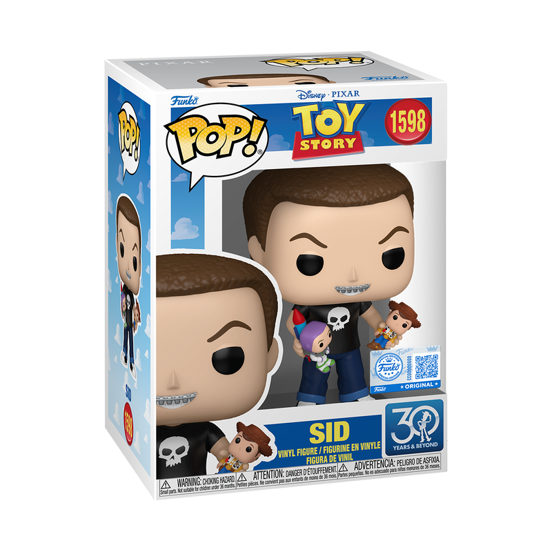 Funko Pop! Disney Toy Story 30th Anniversary Sid Exclusive Figure #1598!