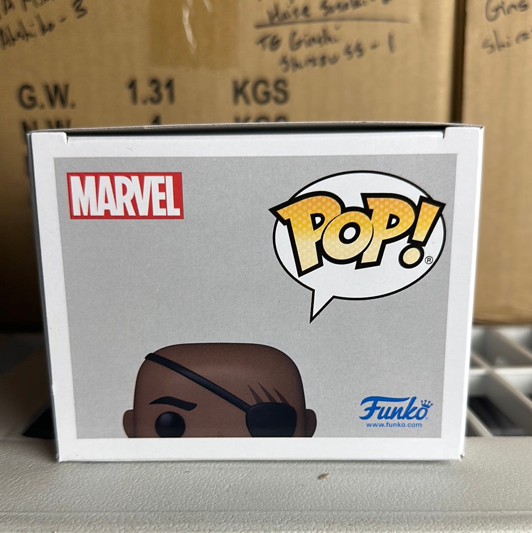 Funko Pop! The Marvels Nick Fury with Goose Figure #1253
