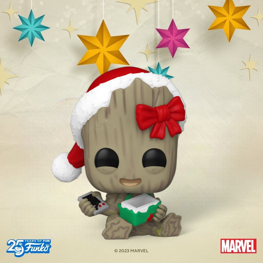 Funko POP! Marvel Holiday Groot Opening Gift #1440!