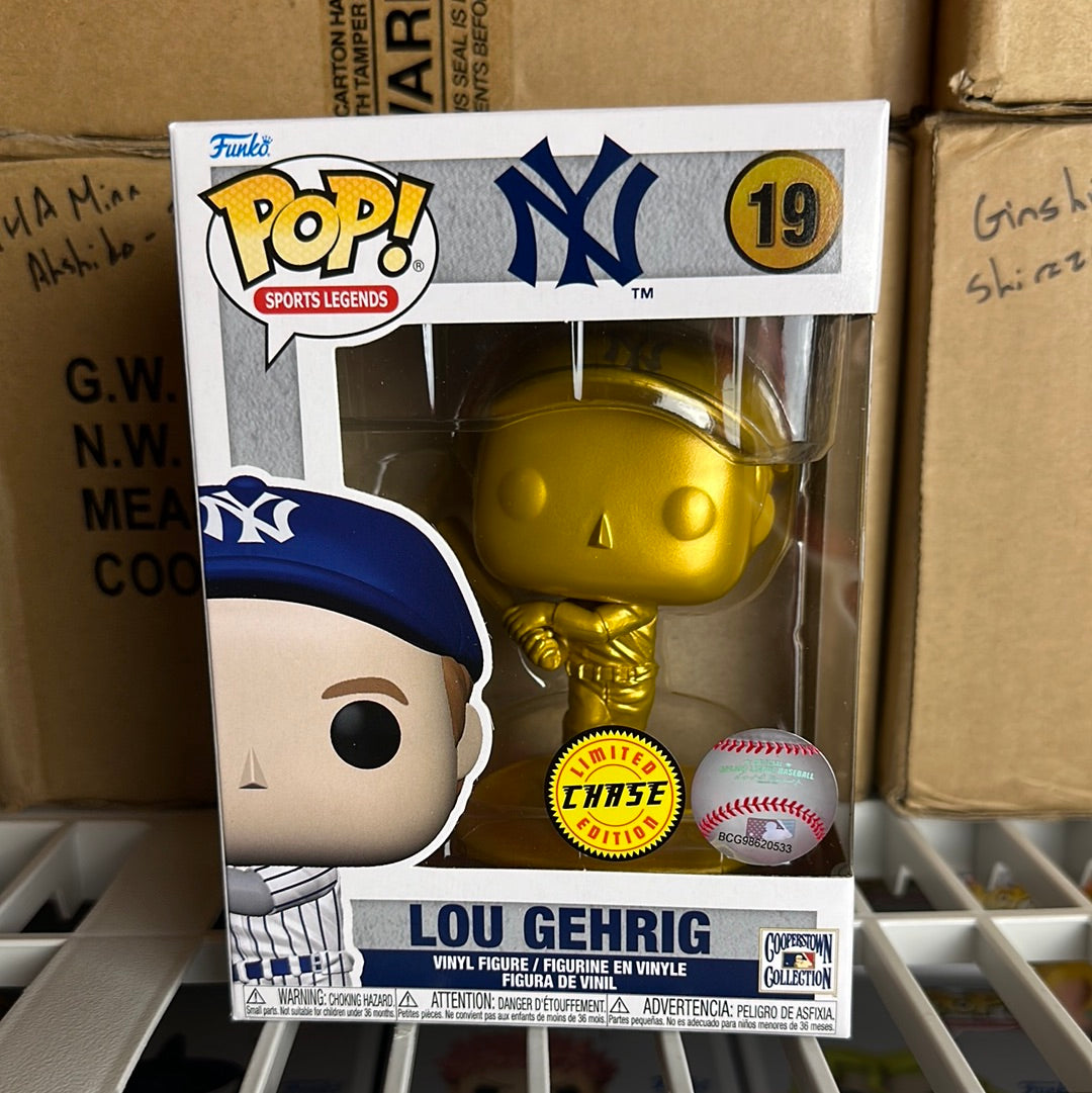 Funko Pop! Baseball Legends New York Yankees Lou Gehrig Gold Chase