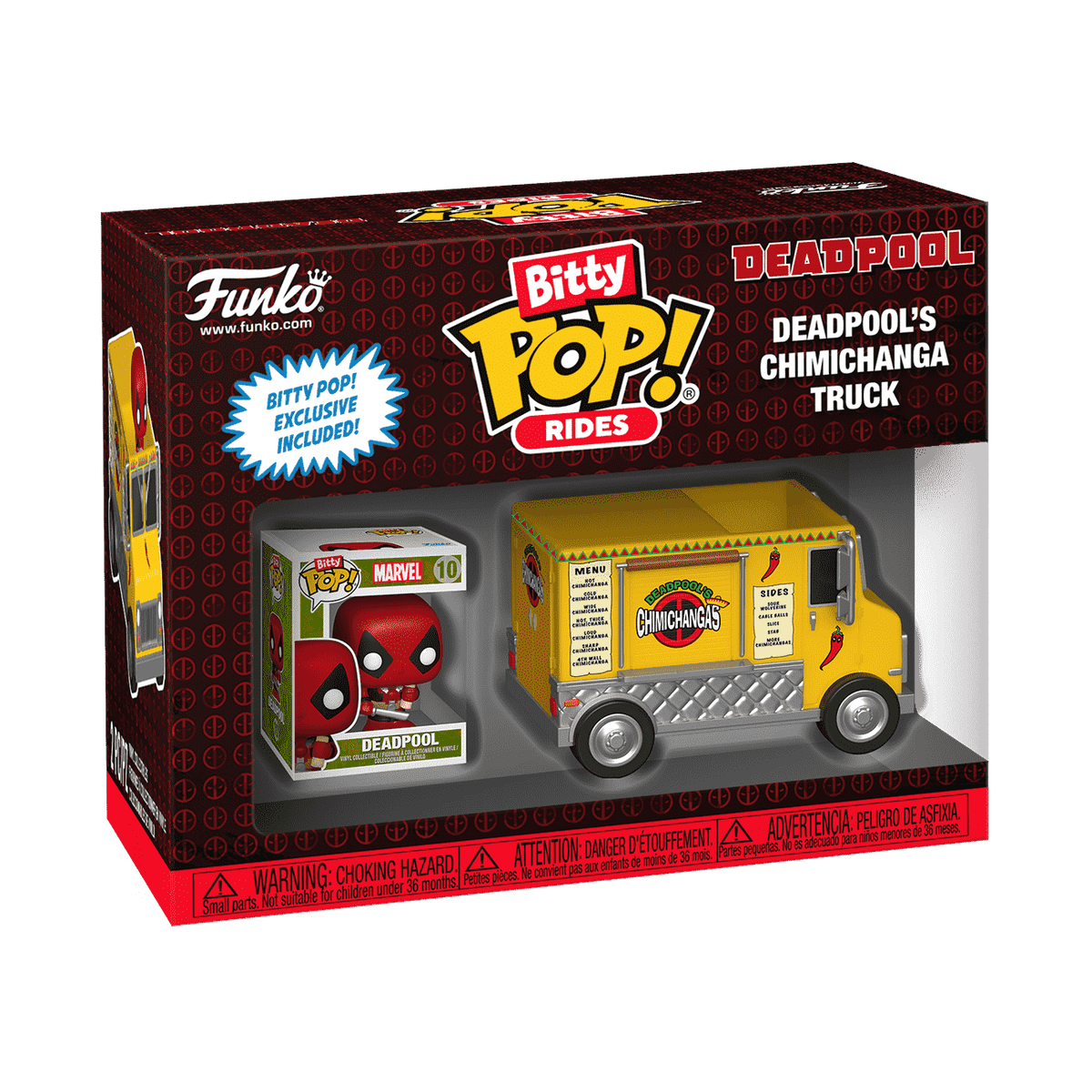 Funko Bitty POP! Rides Marvel Deadpool's Chimichanga Truck