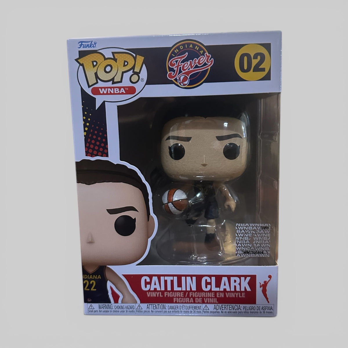 Funko POP! WNBA Caitlin Clark Indiana Fever Figure #02!