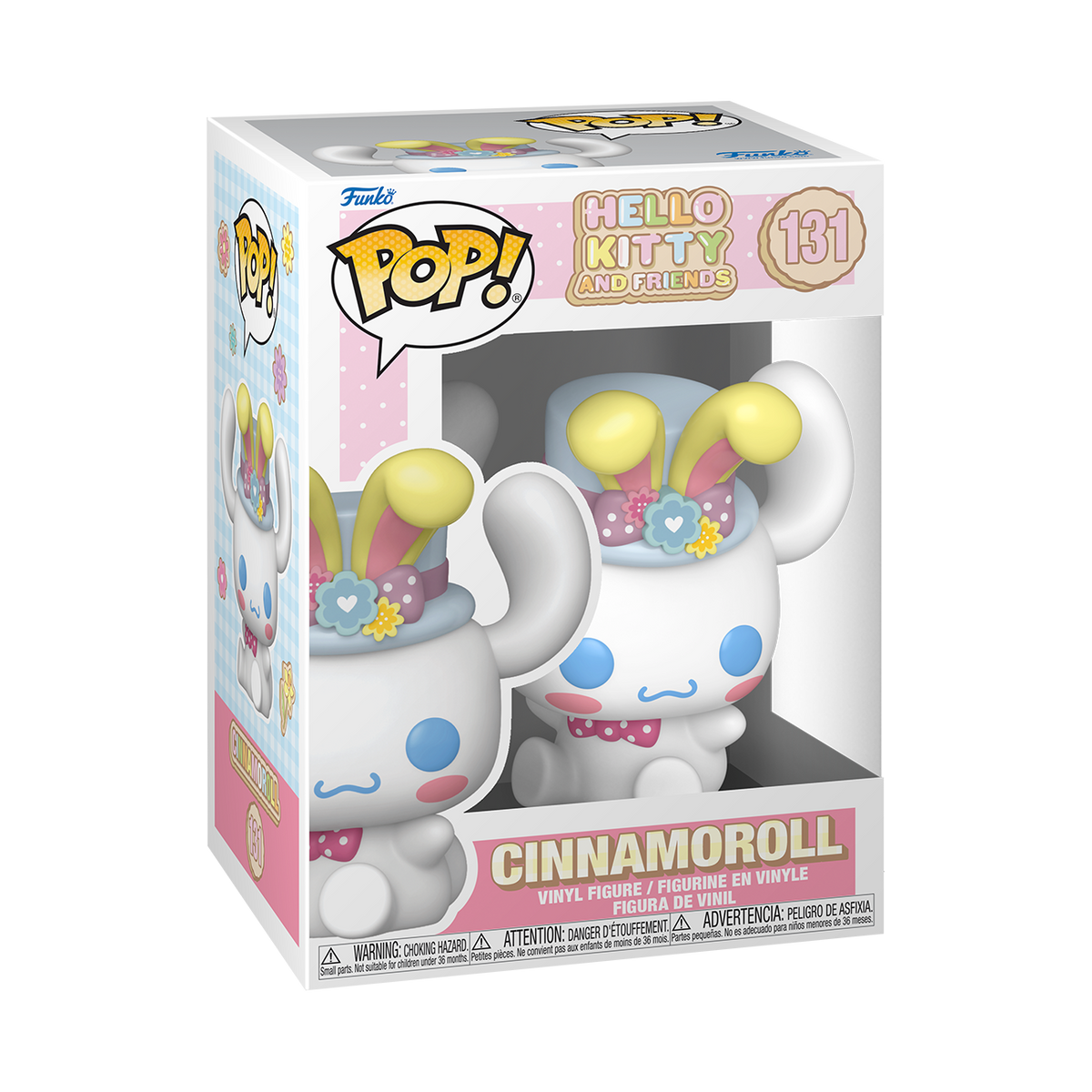Funko POP! Sanrio Hello Kitty & Friends Cinnamoroll with Bunny Ears #131!