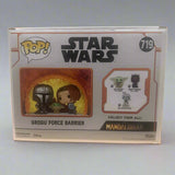Funko POP! Star Wars The Mandalorian Grogu Usong Force Barrier #719!