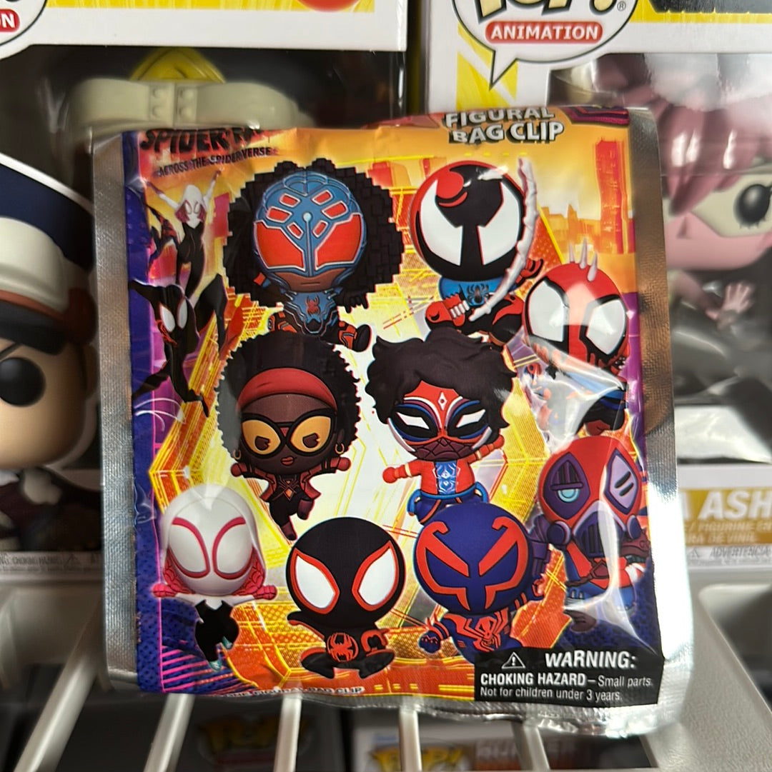 Spider-Man: Across the Spider-Verse 3D Foam Bag Clip Random 6-Pack