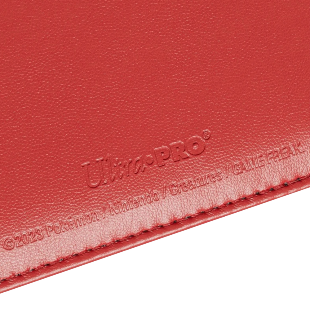ULTRA PRO: Binder 4-Pocket Premium Red Snap Binder
