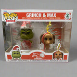 Funko Pop! Dr Seuss How the Grinch Stole Christmas Grinch & Max 2 Pack Figures!