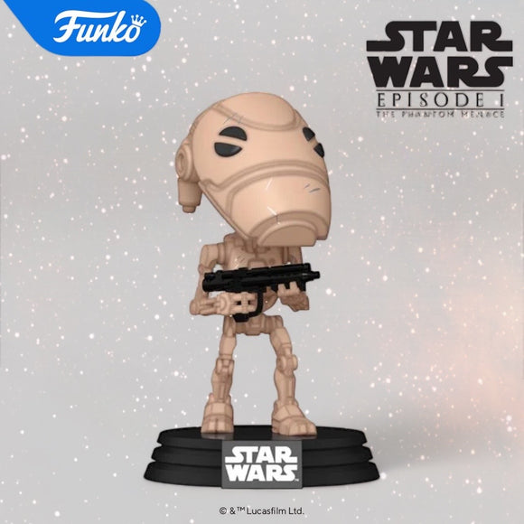 Funko POP! Star Wars Episode I - Battle Droid Figure #703!