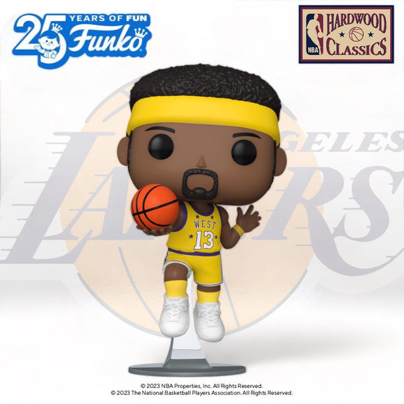 Funko POP! NBA All Stars Wilt Chamberlain Lakers Figure #163!