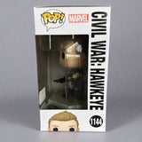 Funko Pop! Marvel Civil War Build a Scene Hawkeye Exclusive Figure #1144!