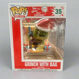 Funko Pop! Dr Seuss How the Grinch Stole Christmas - Grinch with Bag Deluxe Figure!