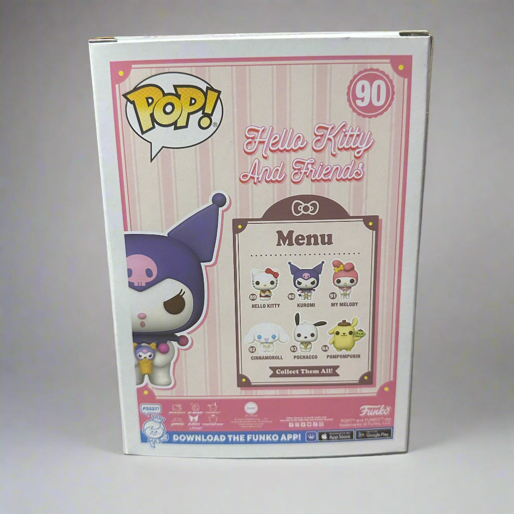 Funko POP! Sanrio Hello Kitty & Friends Kuromi with Ice Cream Figure #90