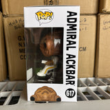 Funko POP! Star Wars Return of the Jedi Admiral Ackbar Exclusive #617!