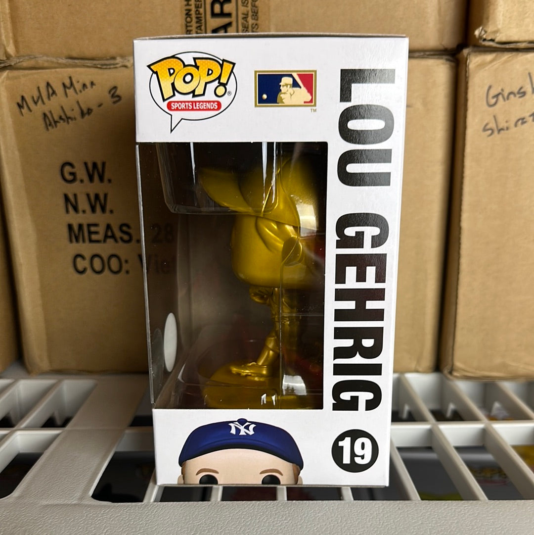 Funko Pop! Baseball Legends New York Yankees Lou Gehrig Gold Chase