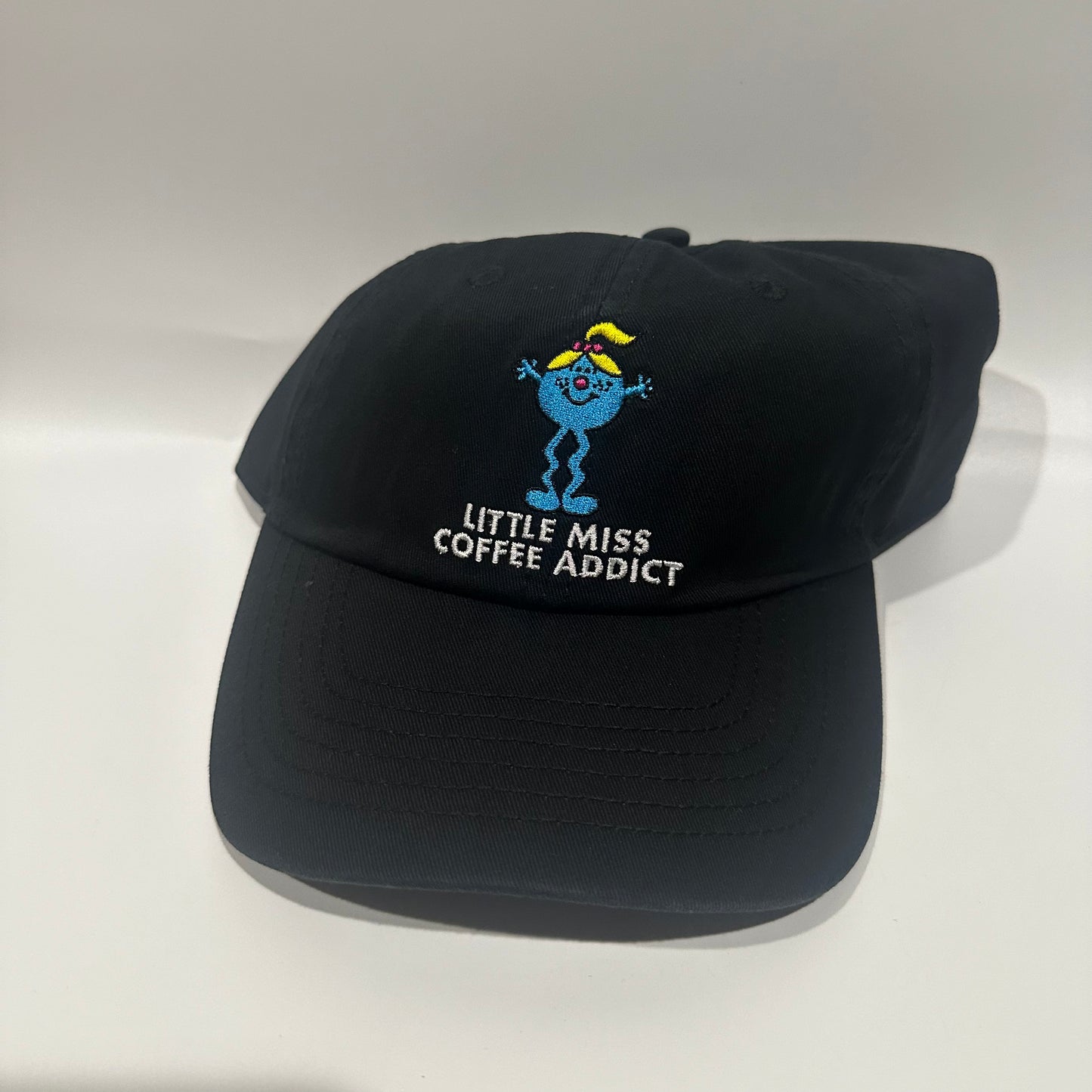 Little Miss Somersault Coffee Addict Embroidered Hat