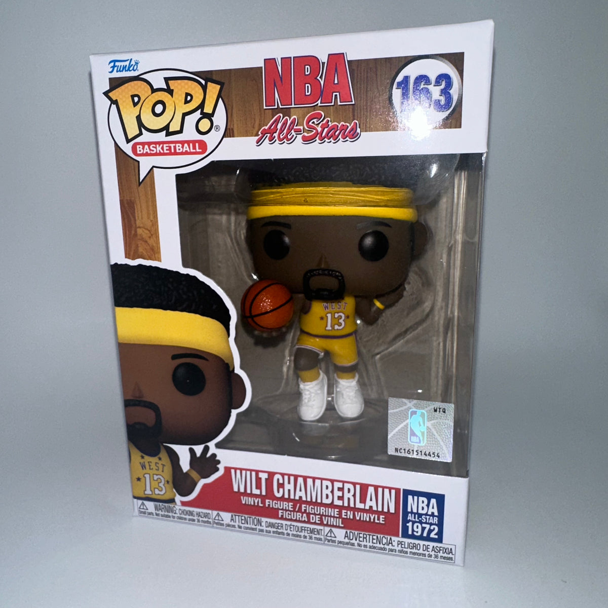 Funko Pop Basket NBA All Stars Wilt Chamberlain 1972